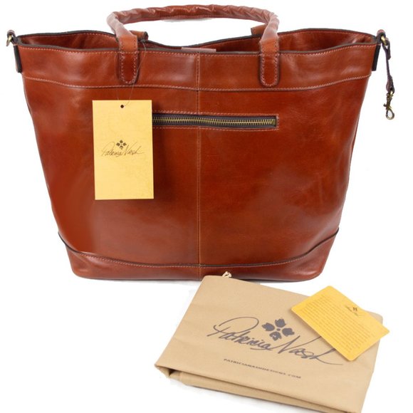 Patricia Nash Convertible Leather Mallory Tote - Picture 3 of 14